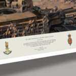'In The Foothills Of The Hindu Kush' detail by Military Artist Stuart Brown