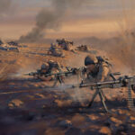 'Warrant Officer Class 2  Michael (‘Mark’) Williams' detail by Military Artist Stuart Brown