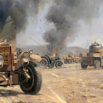 'Habbaniya, 2Nd May 1941' detail by Military Artist Stuart Brown