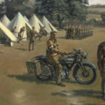 'The Longest Camp' detail by Military Artist Stuart Brown