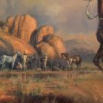 'Urgent For Capetown' detail by Military Artist Stuart Brown