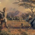 'Urgent For Capetown' detail by Military Artist Stuart Brown
