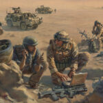 'Task! Task! Task!' detail by Military Artist Stuart Brown