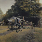 'Gr3 Field Trip' detail by Military Artist Stuart Brown