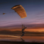 'Sunset Swoop' detail by Military Artist Stuart Brown