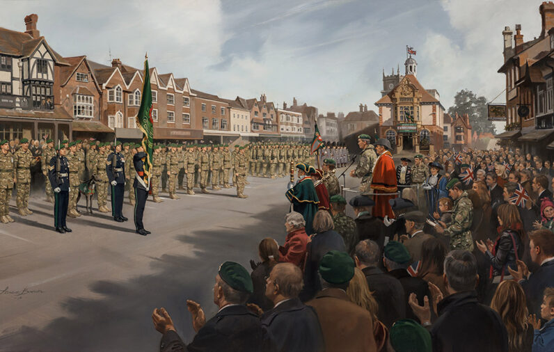 'Coming Home' by Military Artist Stuart Brown