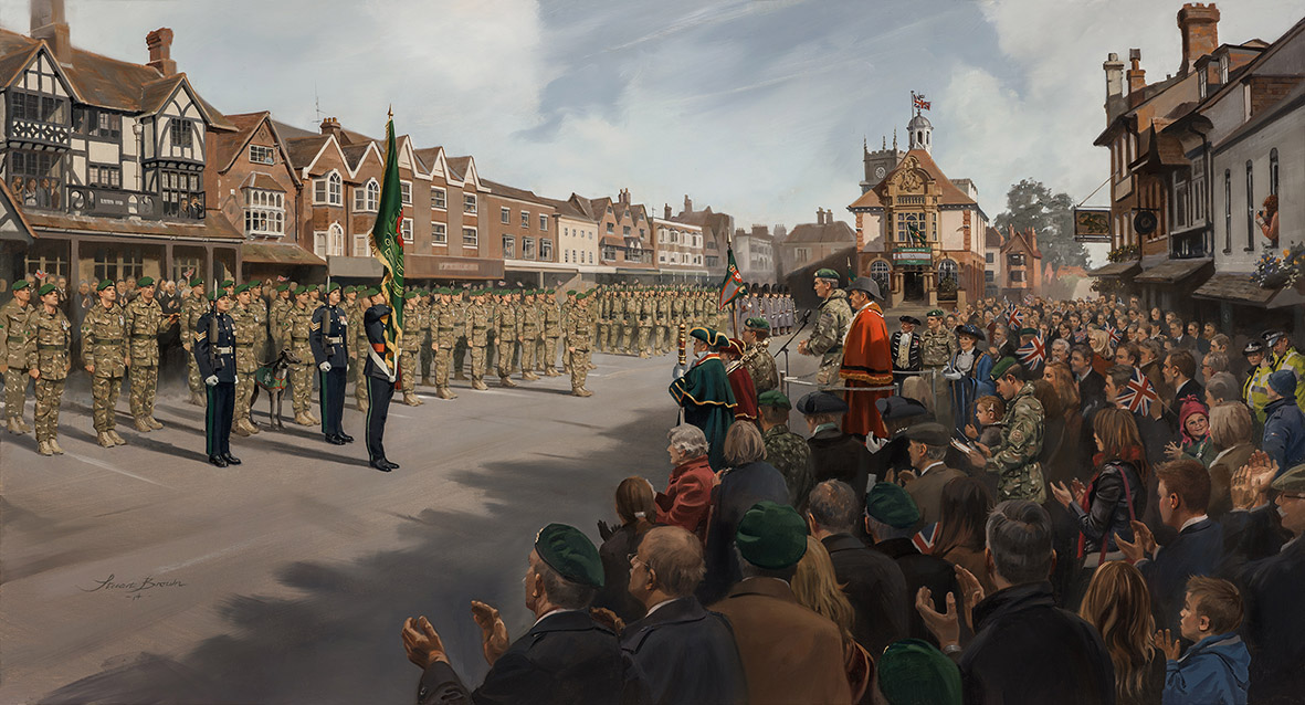'Coming Home' by Military Artist Stuart Brown