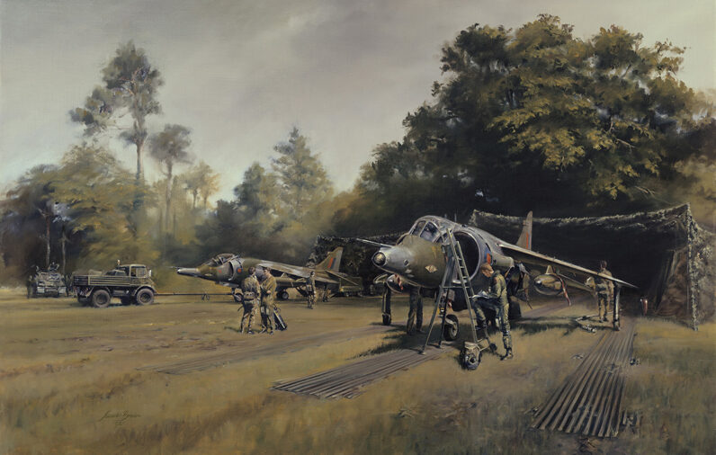 'Gr3 Field Trip' by Military Artist Stuart Brown