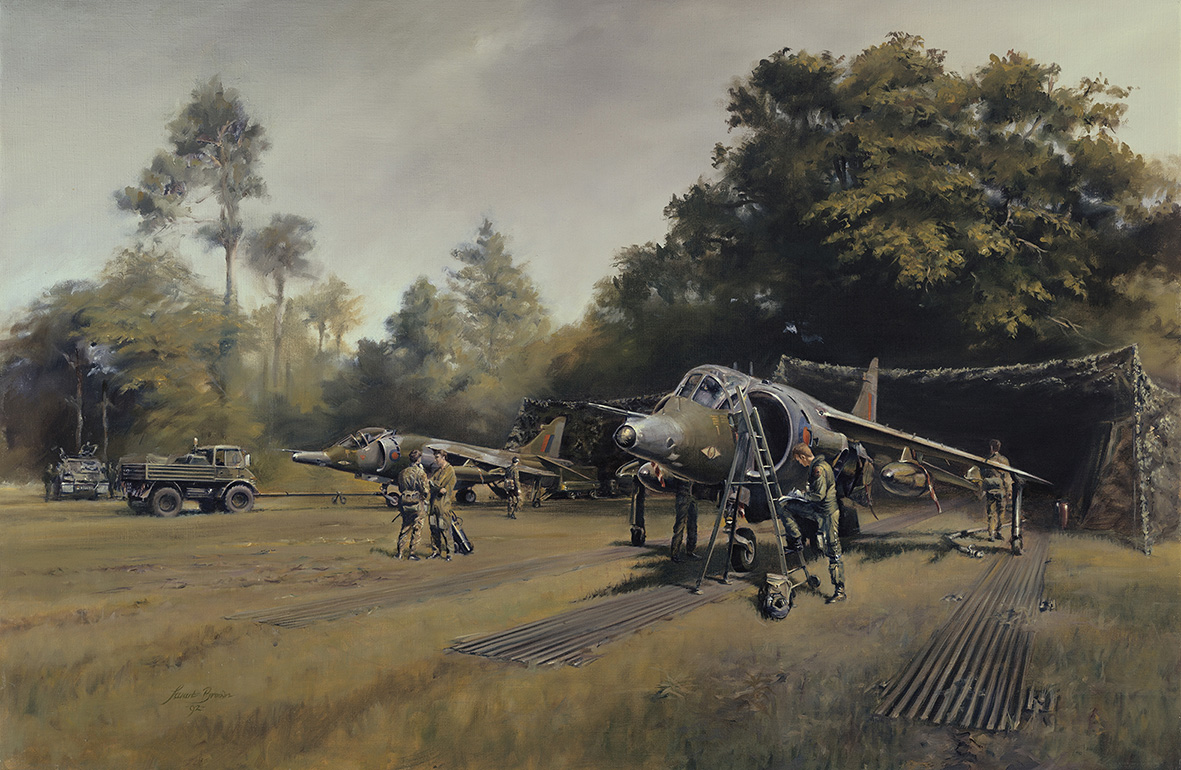 'Gr3 Field Trip' by Military Artist Stuart Brown