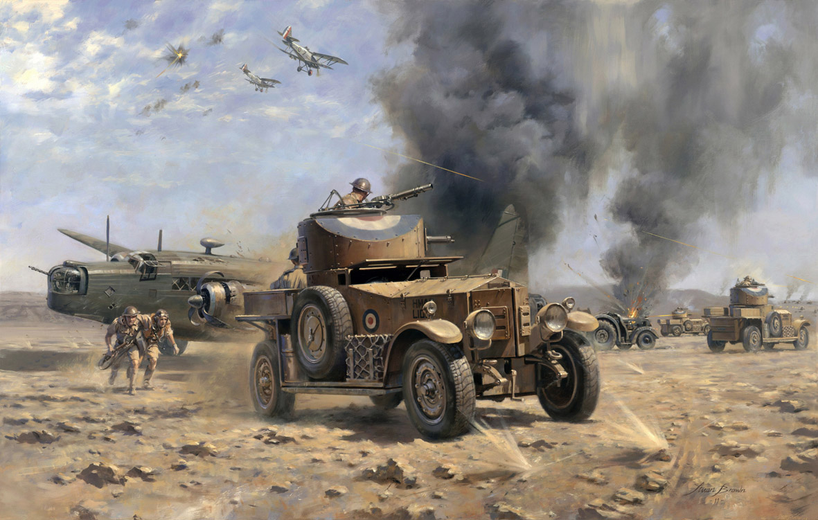 'Habbaniya, 2Nd May 1941' by Military Artist Stuart Brown