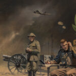 'The Intelligence Corps Through The Ages' detail by Military Artist Stuart Brown