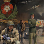 'The Intelligence Corps Through The Ages' detail by Military Artist Stuart Brown