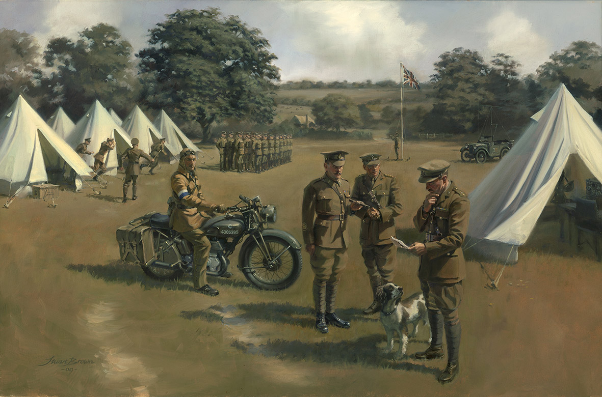 'The Longest Camp' by Military Artist Stuart Brown