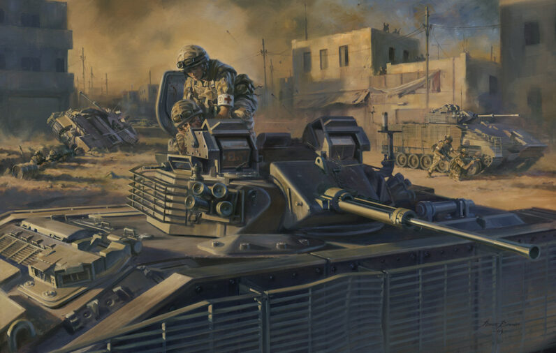 'Private Michelle Norris Mc' by Military Artist Stuart Brown