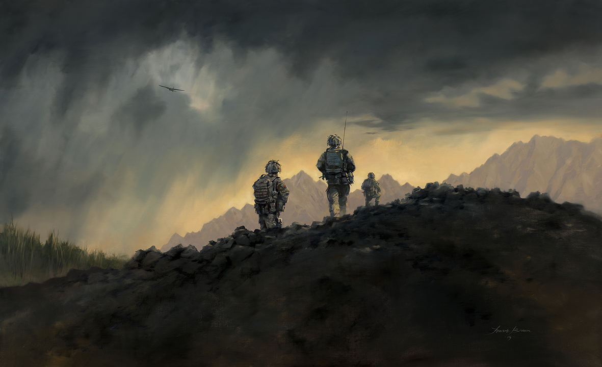 'The Longest Watch' by Military Artist Stuart Brown