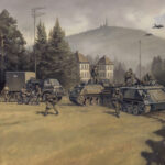 'Zeitgeist ~ Spirit Of The Times' detail by Military Artist Stuart Brown