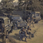 'Zeitgeist ~ Spirit Of The Times' detail by Military Artist Stuart Brown