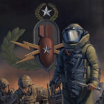 'Forged In Fire' detail by Military Artist Stuart Brown