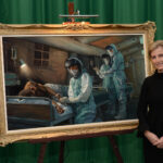 'What Matters Most' detail by Military Artist Stuart Brown
