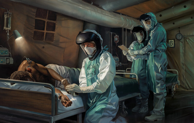 'What Matters Most' by Military Artist Stuart Brown