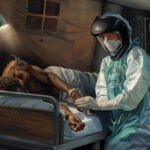 'What Matters Most' detail by Military Artist Stuart Brown