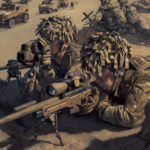 'Air Power Enabled' detail by Military Artist Stuart Brown