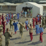 'The Ebola Survivors' Dance' detail by Military Artist Stuart Brown