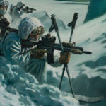 'The Originals' detail by Military Artist Stuart Brown