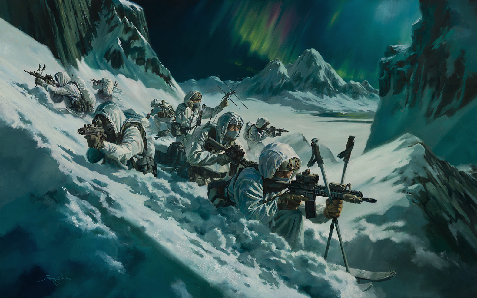 'The Originals' by Military Artist Stuart Brown
