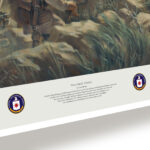 'The First Sting' detail by Military Artist Stuart Brown