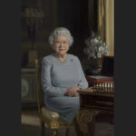 'Her Majesty Queen Elizabeth II' detail by Military Artist Stuart Brown