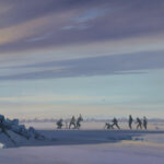 'The Great Game' detail by Military Artist Stuart Brown