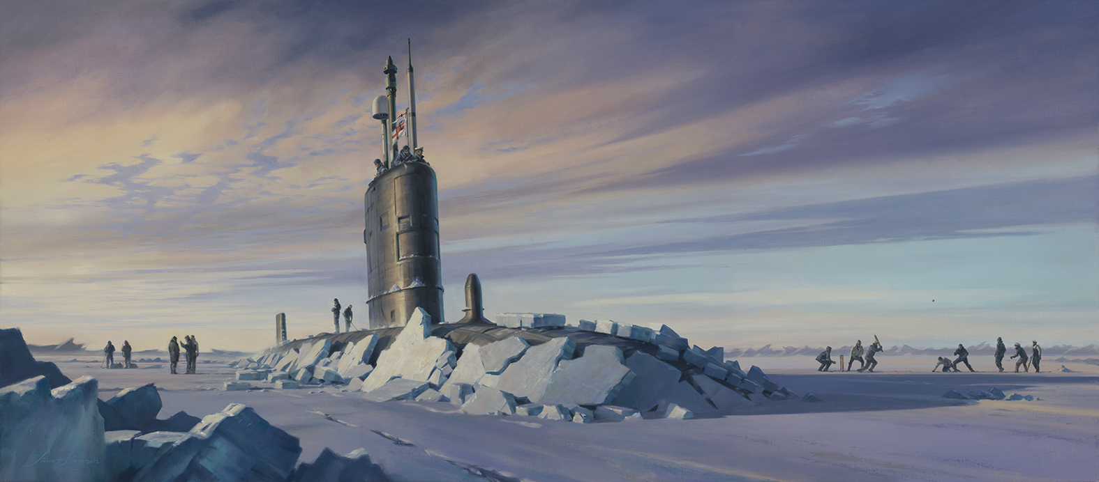 'The Great Game' by Military Artist Stuart Brown