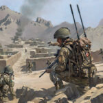 'One In, All In' detail by Military Artist Stuart Brown