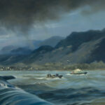 'Bomber' detail by Military Artist Stuart Brown