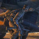 'Operation Anglo ~ 1942' detail by Military Artist Stuart Brown