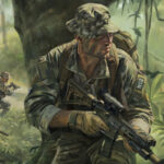 'The Red Empire' detail by Military Artist Stuart Brown