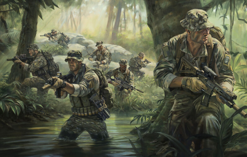 'The Red Empire' by Military Artist Stuart Brown
